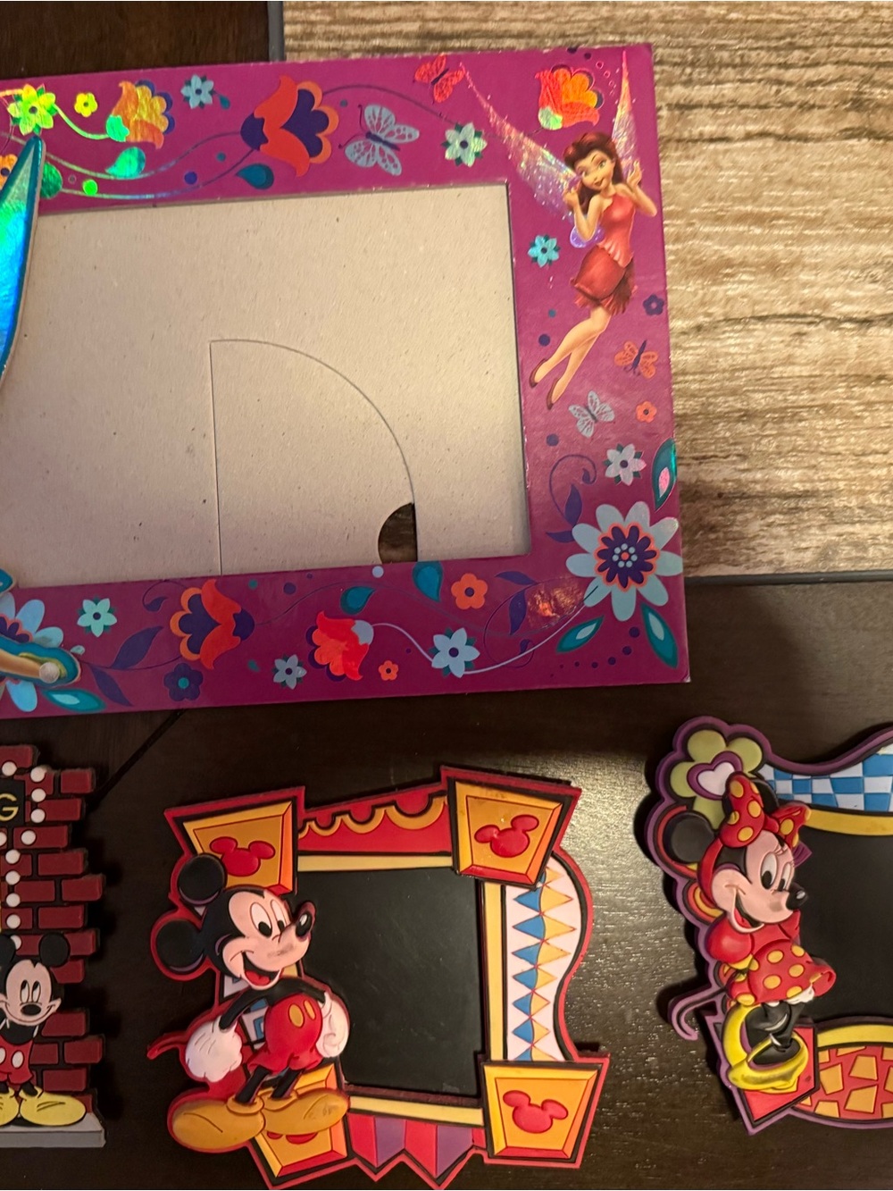 Disney lot of five picture Frames